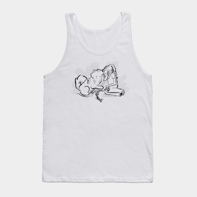 Puppy loves Tank Top by Jason's Doodles